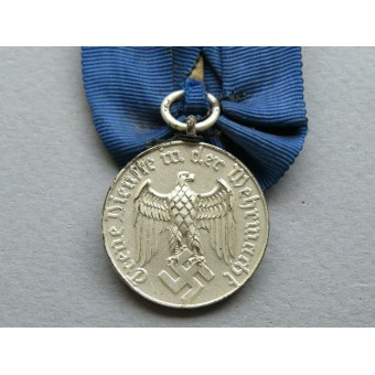 Medalla de servicio, 4 años en la Wehrmacht, la Luftwaffe variación. Espenlaub militaria