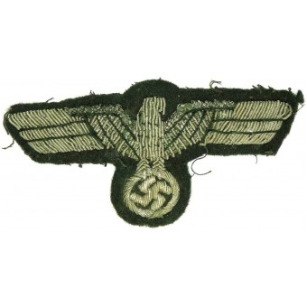 Uniformrock entfernt Wehrmacht Heer Offiziere Bullion-Adler. Espenlaub militaria