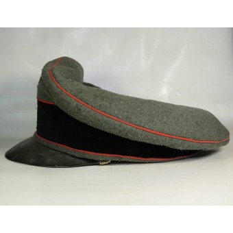 Hyvin varhainen SS -tyylinen hattu, jossa on jäljet ​​SS Insignia. Espenlaub militaria