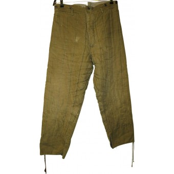 Pantalones WW2 Soviética Rusa acolchado. Espenlaub militaria