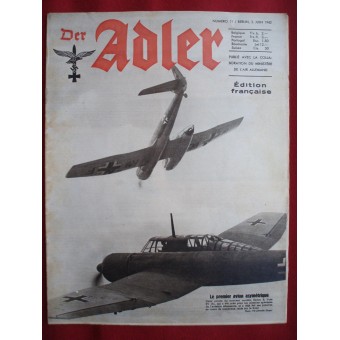 Der Adler Franse taal! Juni, 1942.. Espenlaub militaria