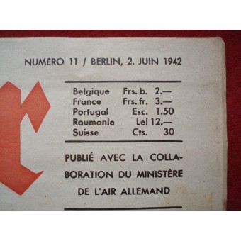 Der ADLER Franska språket! Juni 1942.. Espenlaub militaria