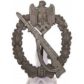 Insignia de bronce de asalto de infantería - Zimmermann, Fritz. Casa de la Moneda