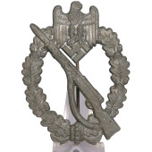 Infantry assault badge by Funke & Brüninghaus crimped set up