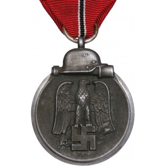 Winterschlacht im Osten 1941-42 Medalla, fabricante PKZ 6 Fritz Zimmermann. Espenlaub militaria