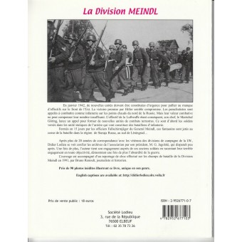 Livre historique La division de Meindl, Russie 1942.. Espenlaub militaria