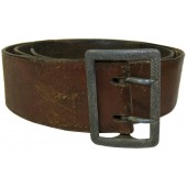 Brown leather Luftwaffe officers belt
