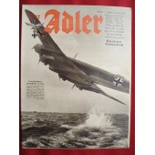 Tyska ww2 Der ADLER Franska språket! Augusti 1942.