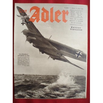 WW2 alemán Der lengua francesa ADLER! De agosto de 1942.. Espenlaub militaria