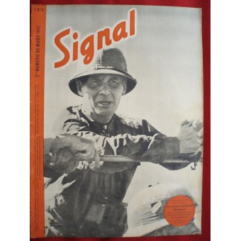 Duits WW2-signaal met oude Dak Wanke Franse taal! Maart 1942. Espenlaub militaria