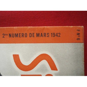 Tyska ww2 SIGNAL med gamla DAK wanke franska språket! Mars, 1942. Espenlaub militaria