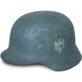 Deutscher M35 Wehrmacht EinzelAbzeichen Stahlhelm