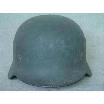 Duitse M35 Wehrmacht Single Decal Steel Helm. Espenlaub militaria
