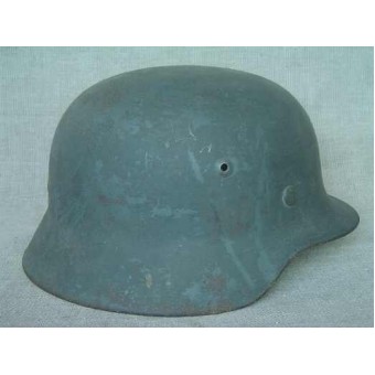 Duitse M35 Wehrmacht Single Decal Steel Helm. Espenlaub militaria
