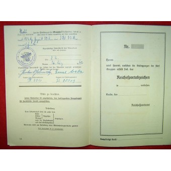 Drl Reichsportabzeichen, Sportbadge-certificaat. Espenlaub militaria