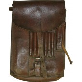 Early Wehrmacht Heer or Luftwaffe leather mapcase.
