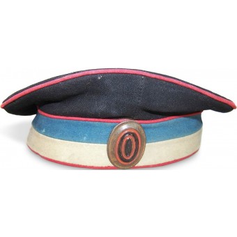 Palvelukseen otetut rivit Life Guards Kuirassir Hänen Majesteettinsa rykmentin juhlallinen hattu. Espenlaub militaria