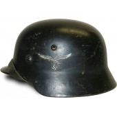 Luftwaffe M 35 / Luftschutz re-issued SD helmet