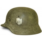 M 35 SD gecamoufleerde Wehrmacht helm