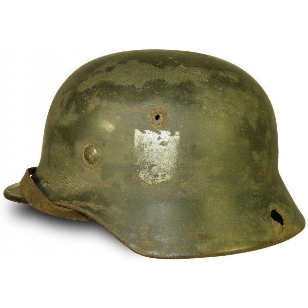 Coque de casque Allemand M42 - pièce de terrain WW2 german helmet M42
