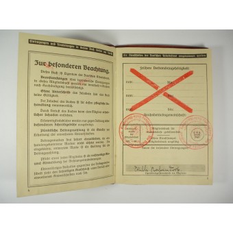 3e Reich Arbeitsfront Ledenbetalingen Boek. Espenlaub militaria