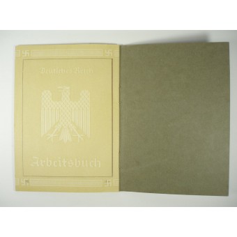 3. Reich Personalausweisbuch für Arbeitgeber. Espenlaub militaria