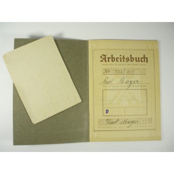 3RD Reich Persoonlijk ID-boek voor werkgever. Espenlaub militaria