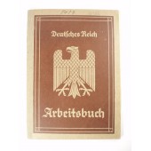 Deutsches Reich 3rd Reich personlig ID-bok för arbetsgivaren