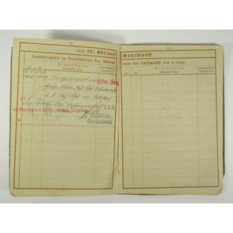 WW2-3rd Reich Soldaten Wehrpass ID Buch. Espenlaub militaria