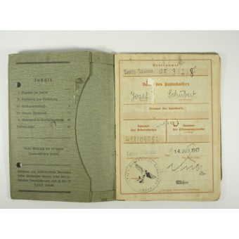 Libro soldados WW2-3rd Reich Wehrpass ID. Espenlaub militaria