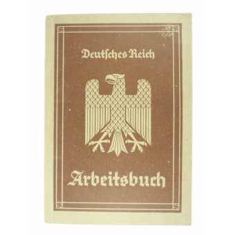 WW2 3ème livre original didentification personnel du Reich pour lemployeur. Espenlaub militaria