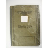 WW2 alkuperäinen Wehrmachtin Wehrpass- Lanschutzen -lankapuku.