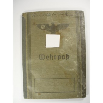 WW2 originale Wehrmacht Wehrpass- Lanschutzen. Espenlaub militaria