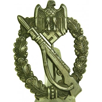 Infanterie Sturmabzeichen Silberin jalkaväen hyökkäysmerkillä - hopeassa.. Espenlaub militaria