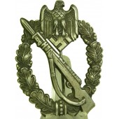 Infanterie Sturmabzeichen in Silber Distintivo di fanteria d'assalto ISA - in argento.