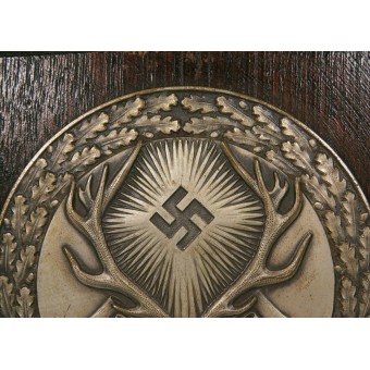 3. Reichsjagdverband Deutsche Jägerschaft Plakette Schießpreis Salzwedel 1934 /35. Espenlaub militaria