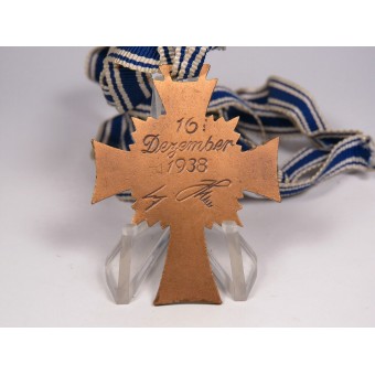 1938 Cross of Honour of the German Mother 3rd class. Bronze. Espenlaub militaria