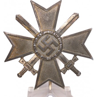 1st Class Military Merit Cross med svärd i silver. Deumer, märkt 3.. Espenlaub militaria