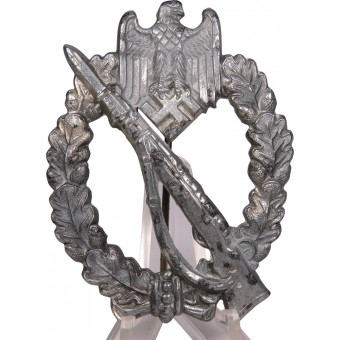 InfanterieStuRmabzeichen Silber Wilhelm Hobacher Wien. Espenlaub militaria