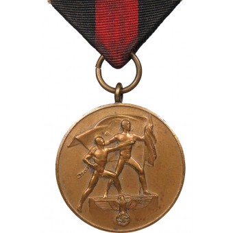 Medaglia al ricordo di lannessione dei Sudeti il ​​1 Ottobre 1938. Espenlaub militaria