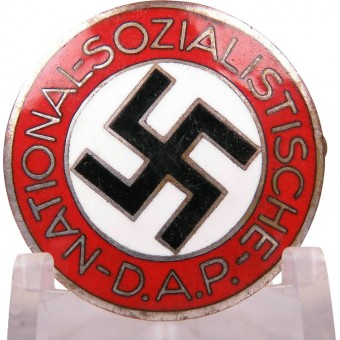 Знак партии NSDAP м 1/85 RZM A Rettenmaier. Переходной вариант. Espenlaub militaria