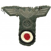 Нашивной орёл и кокарда образца 1942 года на головной убор Вермахта