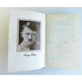 Adolf Hitler’s “Mein Kampf” book, 1939 edition. Espenlaub militaria