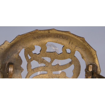 DRL sports badge in bronze, Wernstein Jena. Espenlaub militaria