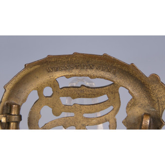 DRL sports badge in bronze, Wernstein Jena. Espenlaub militaria