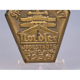 Sporttag Gebiet Nordsee participant badge, Jadestadt 1936. Espenlaub militaria