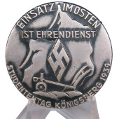 Studenentag Königsberg 1939 badge Einsatz im Osten