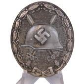 Verwundetenabzeichen 1939 badge, silver grade, PKZ 65