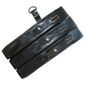 Leather MP40 magazine pouch, black