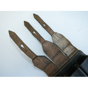 Кожаный подсумок для MP40, чёрный